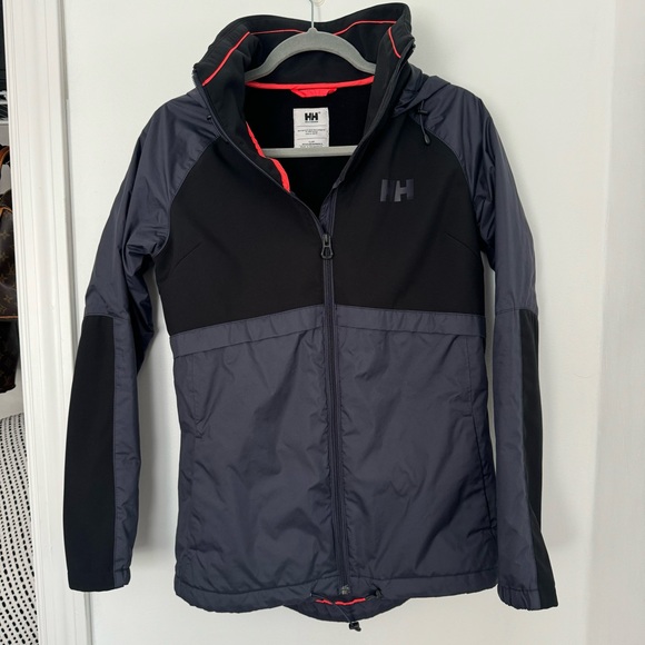 Helly Hansen Hooded Womens' Navy Raincoat Windbreaker